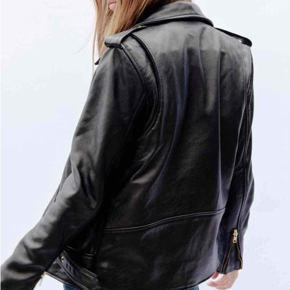 Understated Leather ‘Easy Rider’ Jacket - Picture 9 of 9